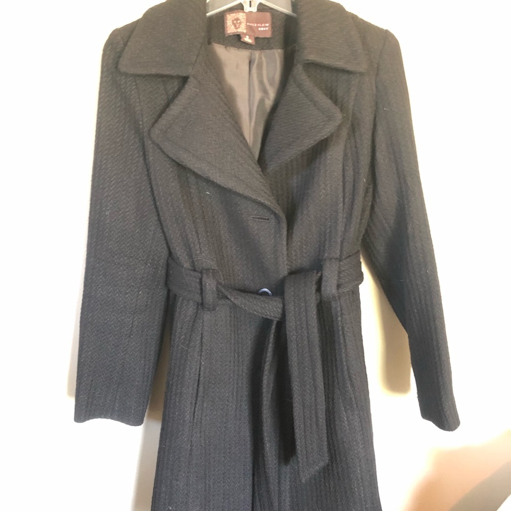 Gorgeous Anne Klein black pea coat